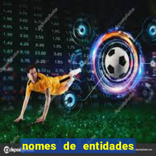 nomes de entidades do mal